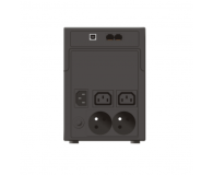 Ever EASYLINE 1200 (1200VA/600W, 2xIEC, 2xFR, AVR, USB) - 261911 - zdjęcie 2